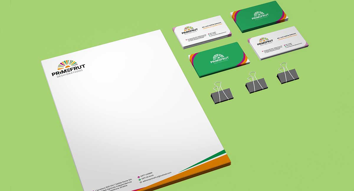 Diseño de Identidad Corporativa Completa, Papelería institucional